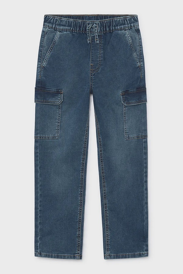 Джинсы детские Mayoral soft denim jogger цвет голубой