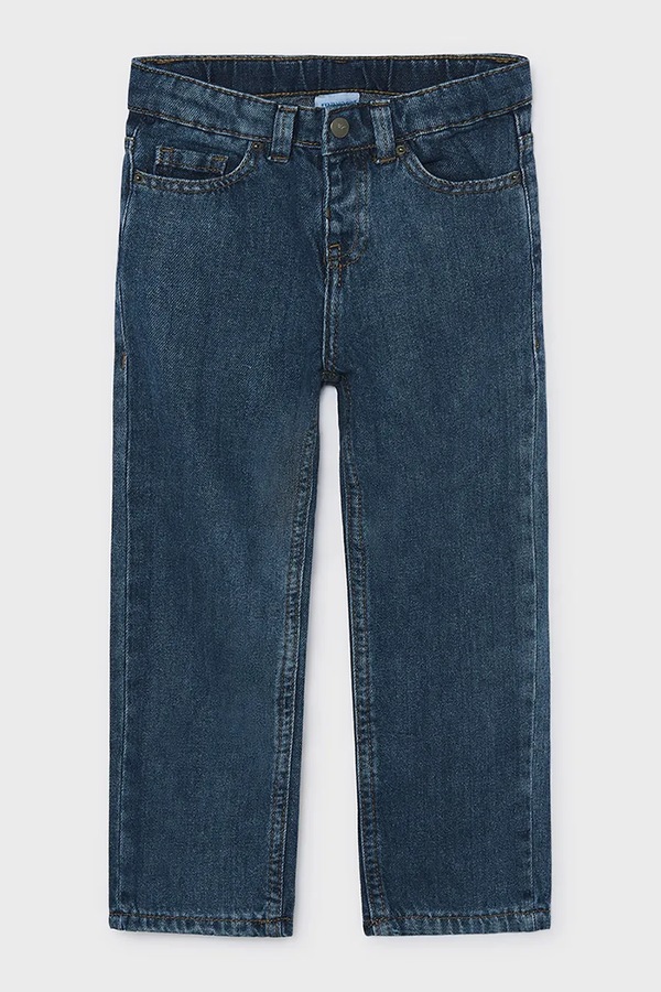Джинси wide leg дитячі Mayoral denim wide fit колір блакитний