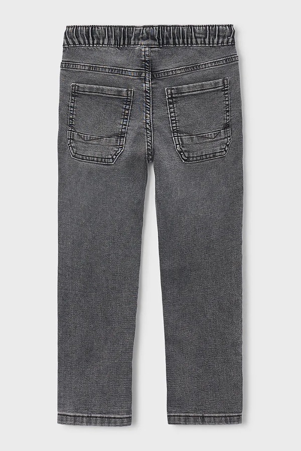 Джинси дитячі Mayoral soft denim jogger колір сірий фото 2