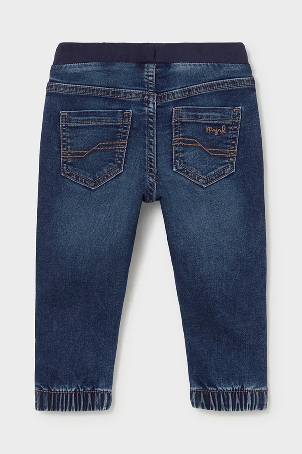 Джинсы jogger детские Mayoral soft denim jogger цвет голубой