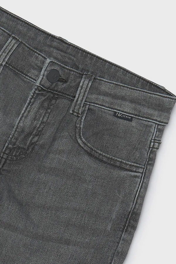Джинси slim fit дитячі Mayoral slim fit basic колір сірий фото 2