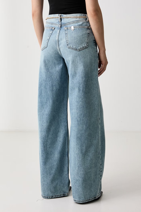 Джинси bootcut жіночі Liu Jo Selected by Gigi Hadid колір блакитний фото 3