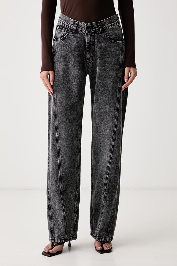 Жіночі Le Privé ICONIC JEANS GRIS колір сірий