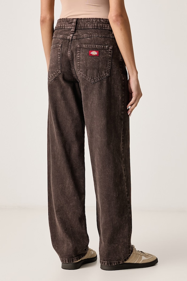 Джинси relaxed fit жіночі Dickies колір коричневий фото 3