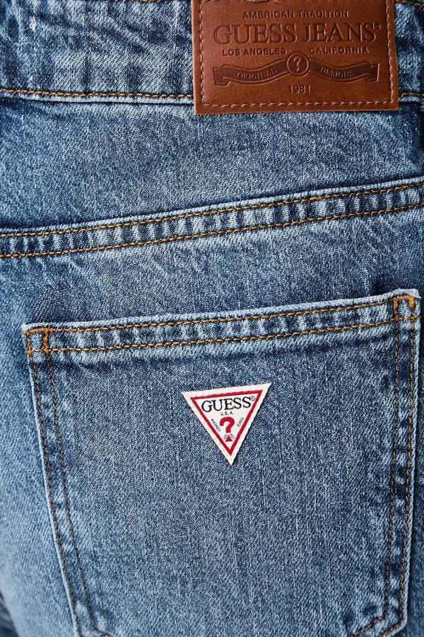 Джинси wide leg жіночі Guess Jeans колір блакитний фото 4