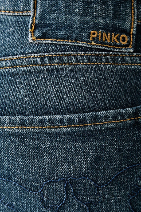 Джинси slim fit жіночі Pinko колір блакитний фото 4