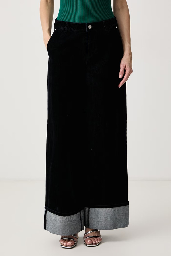 Джинси wide leg жіночі Karl Lagerfeld колір темно-синій