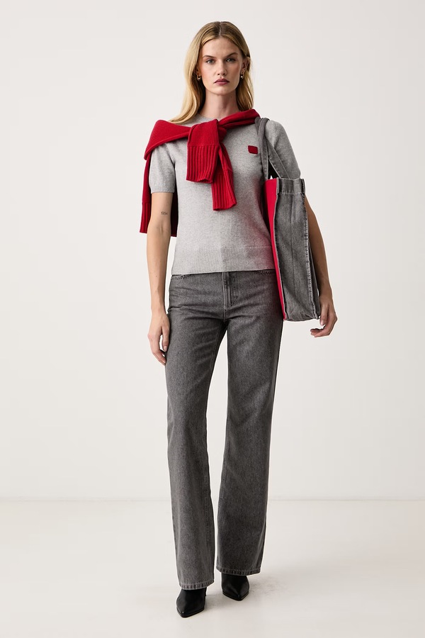 Джинси straight жіночі Max&Co. SENIOR колір сірий фото 2