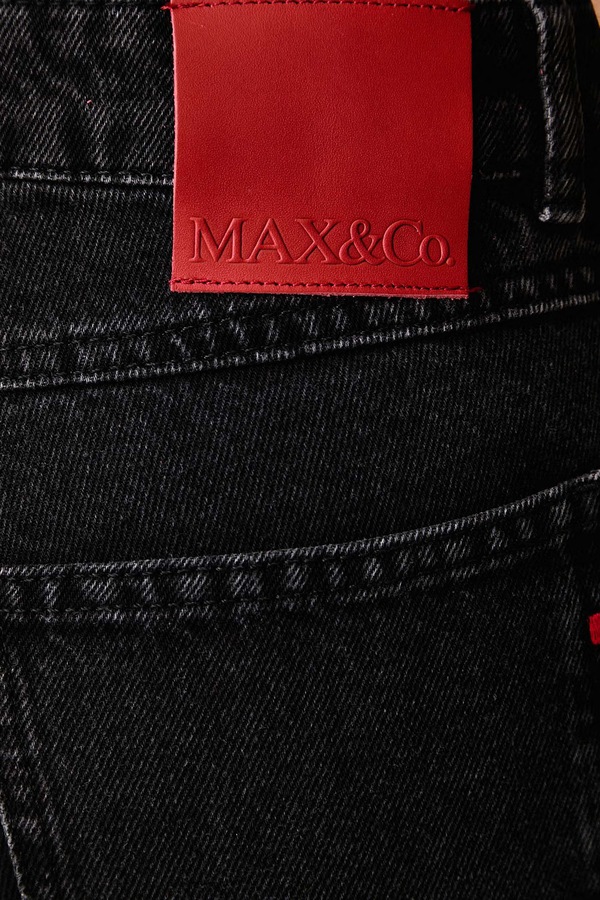 Джинси wide leg жіночі Max&Co. FEBO колір чорний фото 4