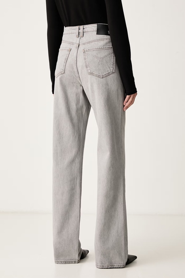 Джинси relaxed fit жіночі Patrizia Pepe колір сірий фото 3