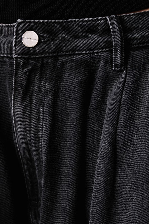 Джинси wide leg жіночі AllSaints AXIS колір чорний фото 4