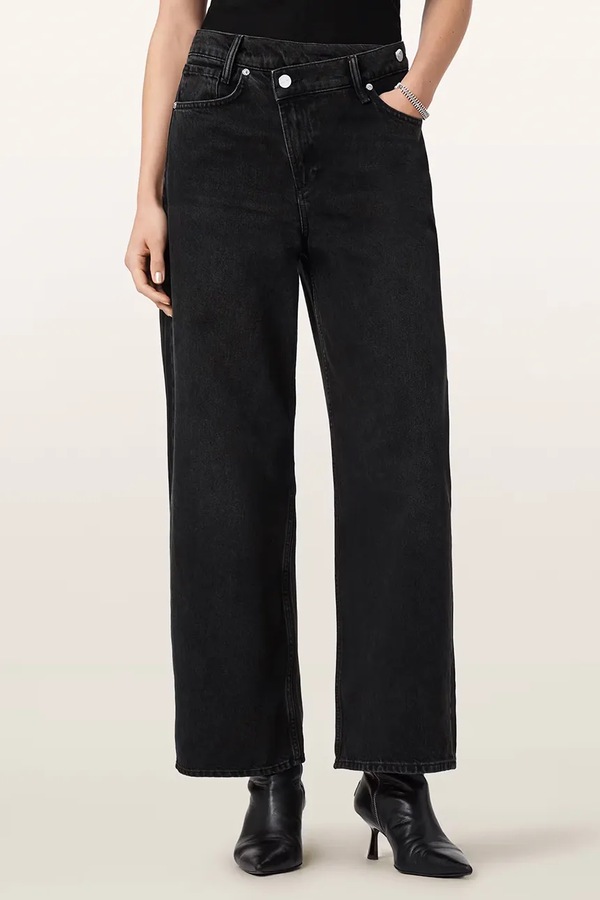 Джинсы женские AllSaints AKI CROSSOVER JEAN цвет черный