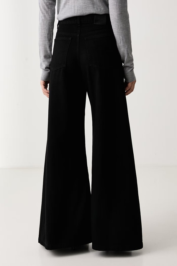 Джинси wide leg жіночі BOSS Orange C_JANE HR 1.0 колір чорний фото 3
