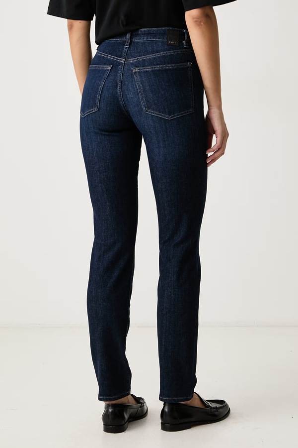 Джинси slim fit жіночі BOSS STATE-SLIM 2.0 колір темно-синій фото 3