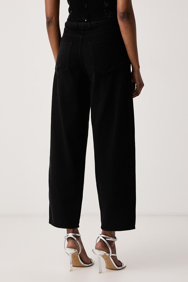 Джинси relaxed fit жіночі Pinko колір чорний фото 3