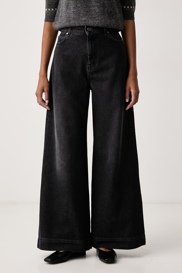 Джинсы wide leg женские Weekend Max Mara WKDCIRO цвет черный