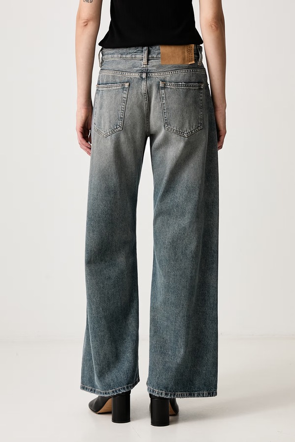 Джинси relaxed fit жіночі MM6 Maison Margiela колір блакитний фото 2