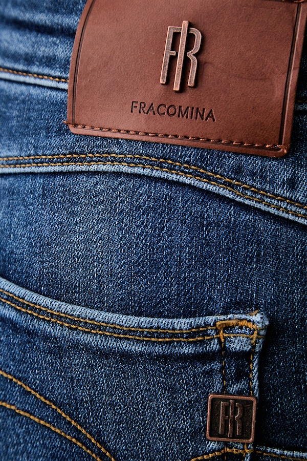 Джинси skinny жіночі Fracomina колір темно-синій фото 4