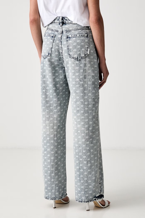 Джинсы relaxed fit женские Armani Exchange цвет голубой фото 2