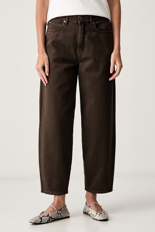 Джинсы relaxed fit женские Pinko цвет коричневый