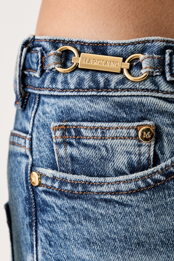 Джинси straight жіночі Marciano by Guess VICTORY колір блакитний фото 4