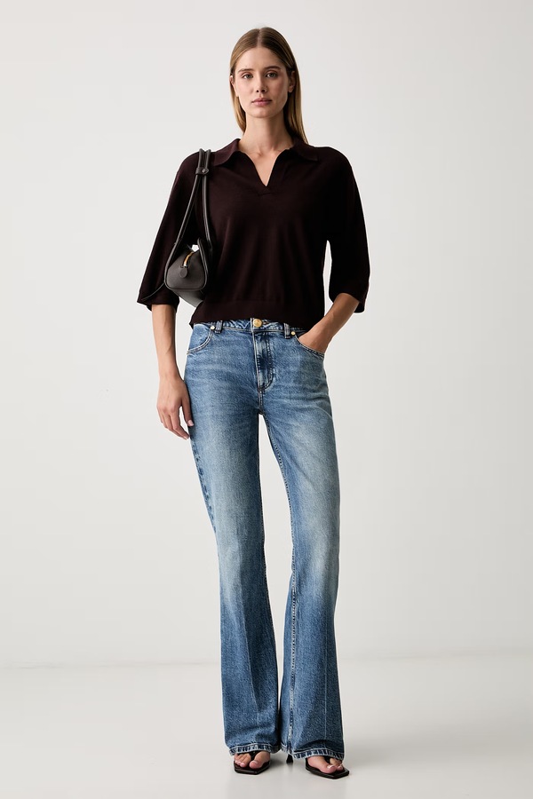 Джинси flare жіночі Marciano by Guess MARA колір блакитний