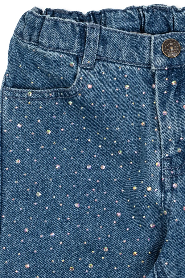 Джинси дитячі Konges Sløjd ELBA SPARKLE JEANS GOTS колір блакитний фото 3