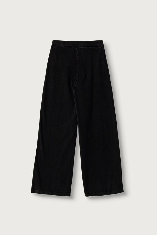 Джинсы wide leg детские United Colors of Benetton цвет черный