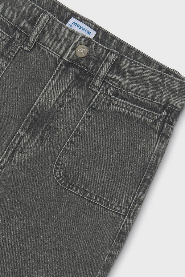 Джинси relaxed fit дитячі Mayoral relaxed fit denim колір сірий фото 3