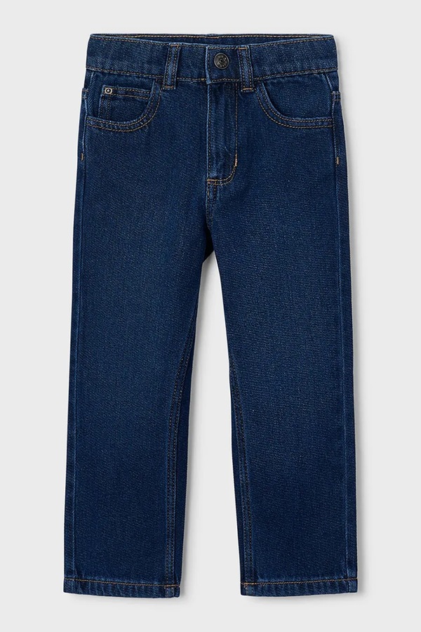 Джинсы wide leg детские Mayoral цвет голубой