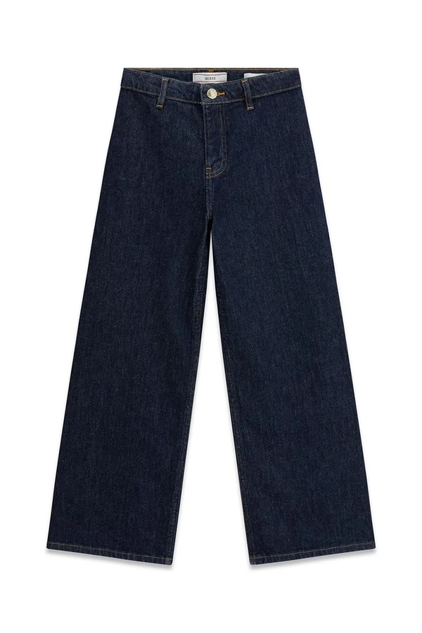 Джинси wide leg дитячі Guess колір темно-синій