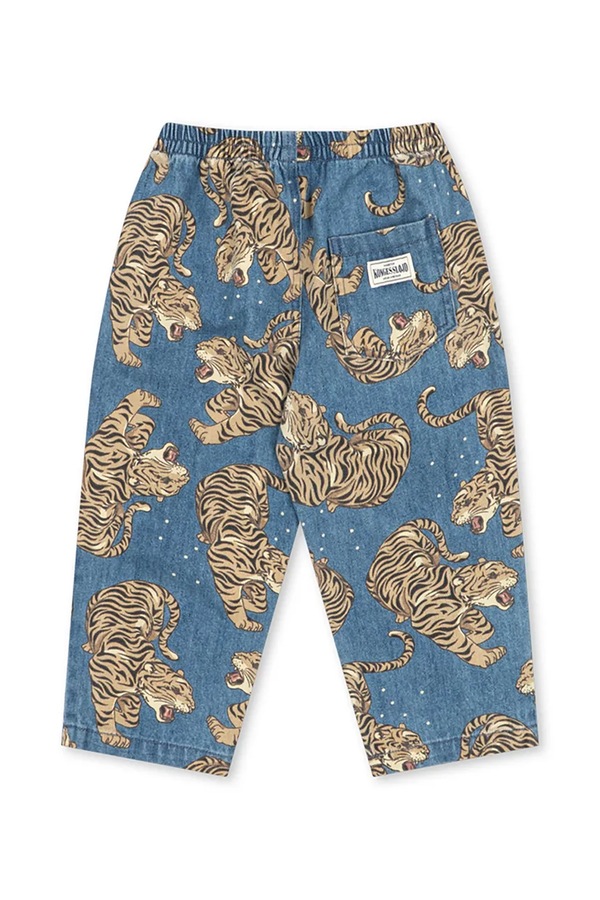 Джинси relaxed fit дитячі Konges Sløjd MAGOT PANTS GOTS колір блакитний фото 3