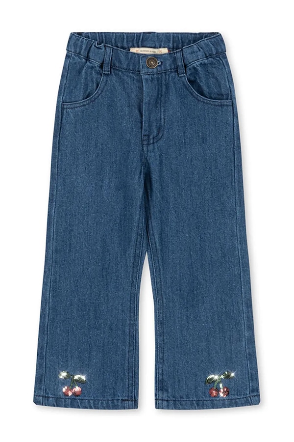 Джинси flare дитячі Konges Sløjd ELBA FLARE JEANS GOTS колір блакитний