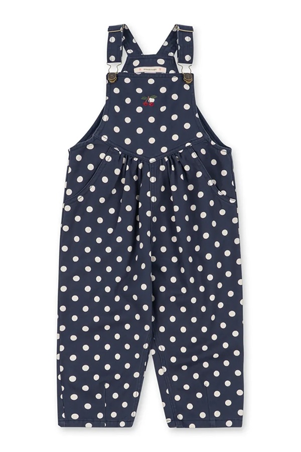 Дитячий комбінезон Konges Sløjd NOLA OVERALLS GOTS колір темно-синій