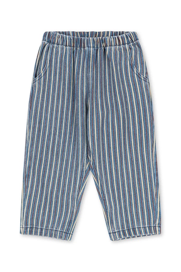 Джинси straight дитячі Konges Sløjd MAGOT PANTS GOTS колір блакитний