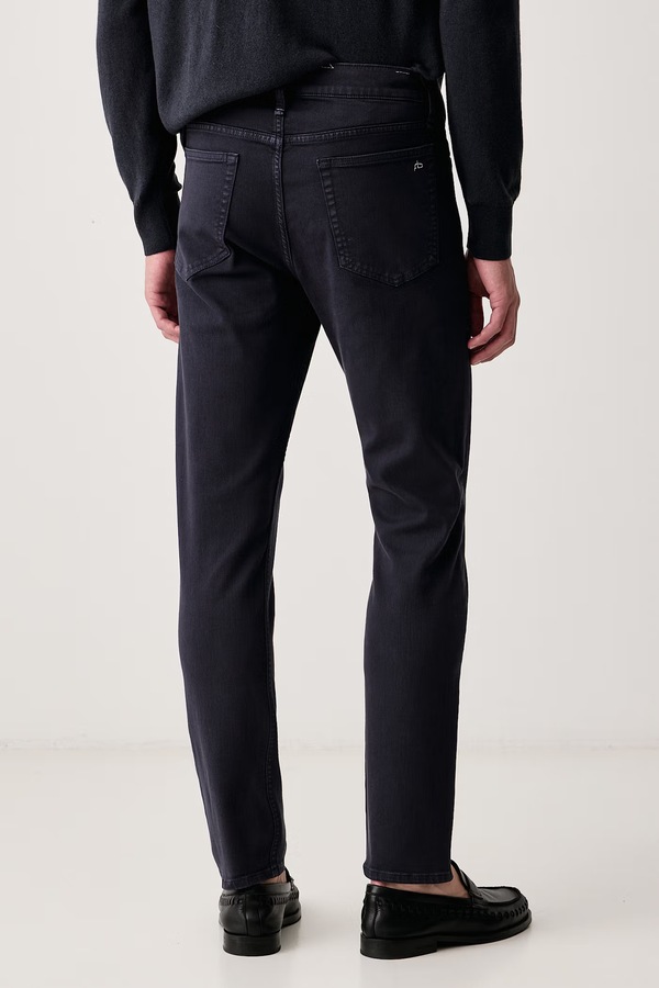 Джинси slim fit чоловічі rag & bone колір темно-синій фото 2