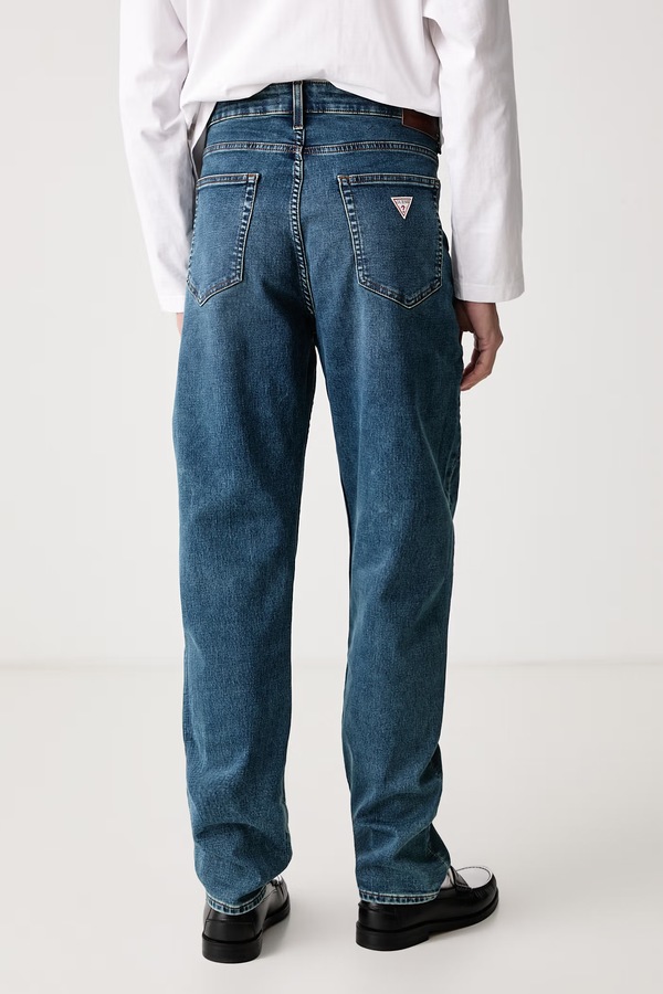 Джинси tapered чоловічі Guess Jeans колір блакитний фото 3
