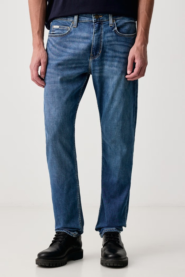 Джинси slim fit чоловічі Guess Jeans колір темно-синій
