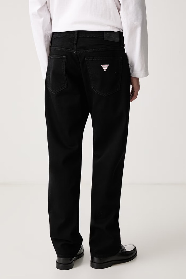 Джинси straight чоловічі Guess Jeans колір чорний фото 3