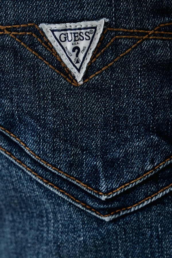 Джинси skinny чоловічі Guess MIAMI колір темно-синій фото 4