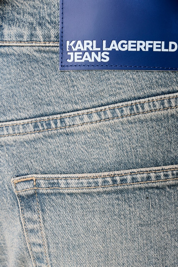 Джинси tapered чоловічі Karl Lagerfeld Jeans колір блакитний фото 4