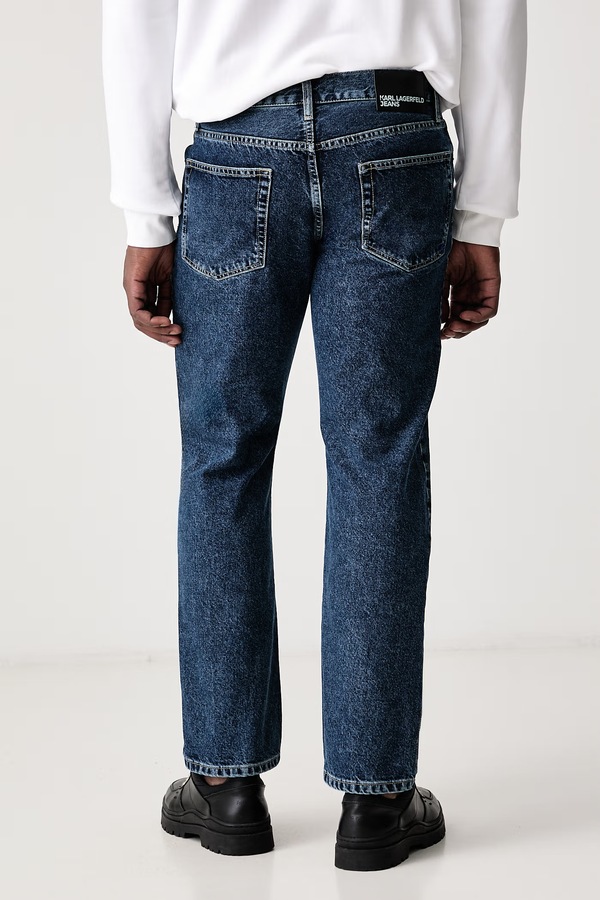 Джинси straight чоловічі Karl Lagerfeld Jeans колір блакитний фото 2