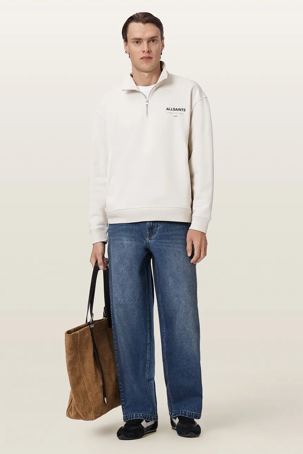 Джинси barrel чоловічі AllSaints SLOUCH колір блакитний фото 3