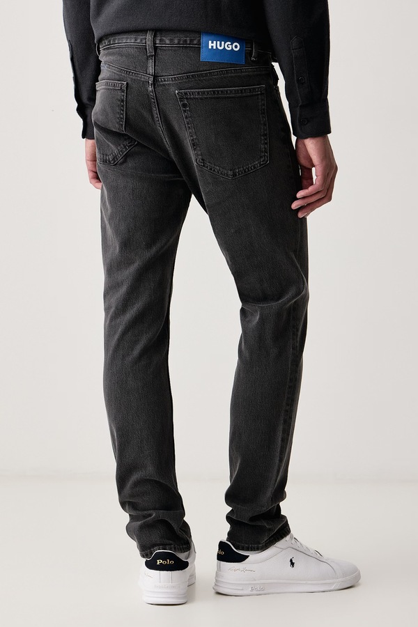 Джинси slim fit чоловічі HUGO Blue Ash колір сірий фото 3