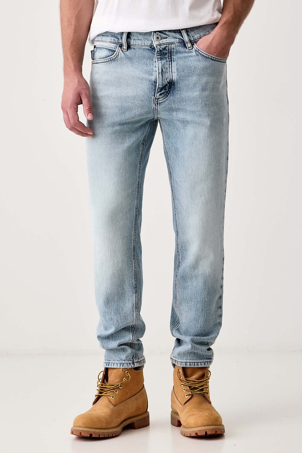 Джинсы tapered мужские HUGO Blue Brody цвет голубой