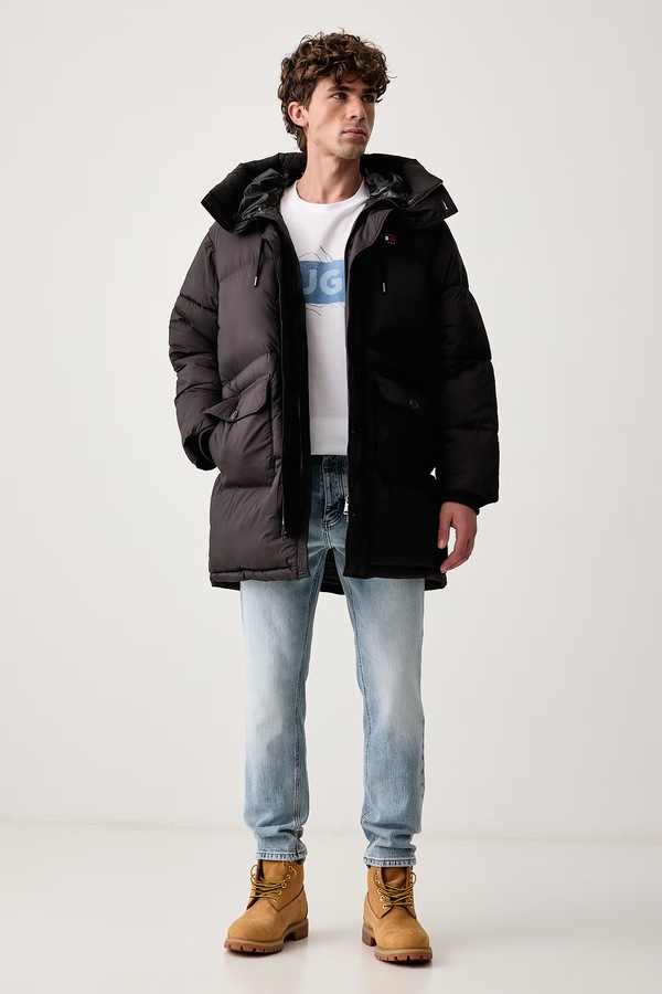 Джинси tapered чоловічі HUGO Blue Brody колір блакитний