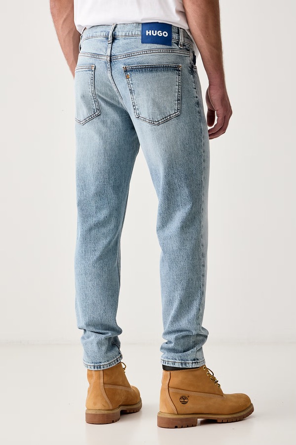 Джинси tapered чоловічі HUGO Blue Brody колір блакитний фото 2