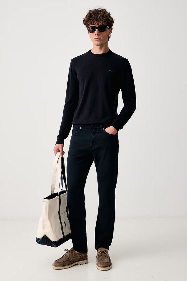Джинси slim fit чоловічі BOSS Orange DELAWARE BO колір темно-синій
