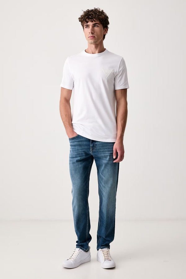 Джинси slim fit чоловічі BOSS Orange ONYX BO колір блакитний