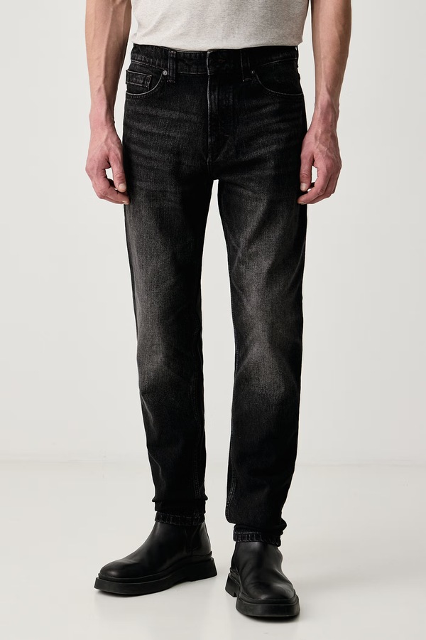 Джинси slim fit чоловічі BOSS Orange ONYX-5 BO колір чорний